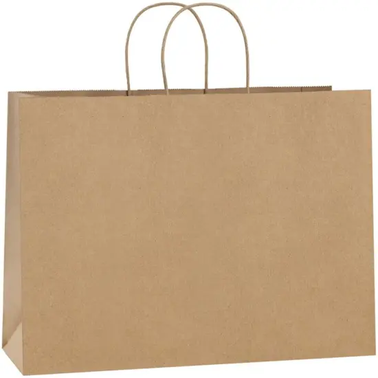 Any Size Kraft Paper Bags Party Shopping Gift Bags with Handles {5}