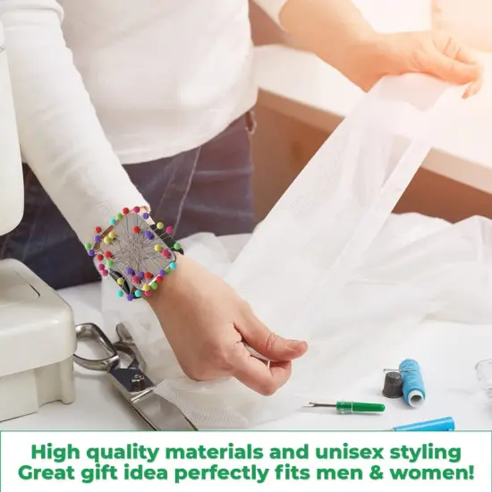 Magnetic Pin Cushion for Sewing &ndash; Pin Holder Red 9&rdquo;&ndash; Sewing Notions Sewing Quilting Supplies &ndash; Magnetic Pin Holder for Sewers & Hairstylist &ndash; Magnetic Pin Holder for Sewing Quilting Gift {2}