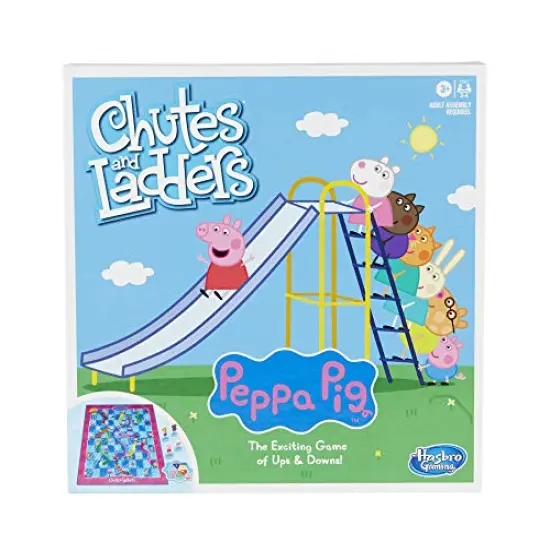 Gaming Chutes and Ladders: Peppa Pig Edition Board Game for Kids Ages 3 and Up, Preschool Games for 2-4 Players {2}