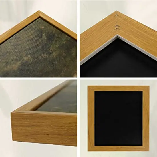 8x10 in Framed Canvas Wall Art Home Decor, Meadow with Flowers Painting Wall Art Prints, Canvas Wall Art for Living Room Decor Bedroom Home Bathroom Wall Decor {4}