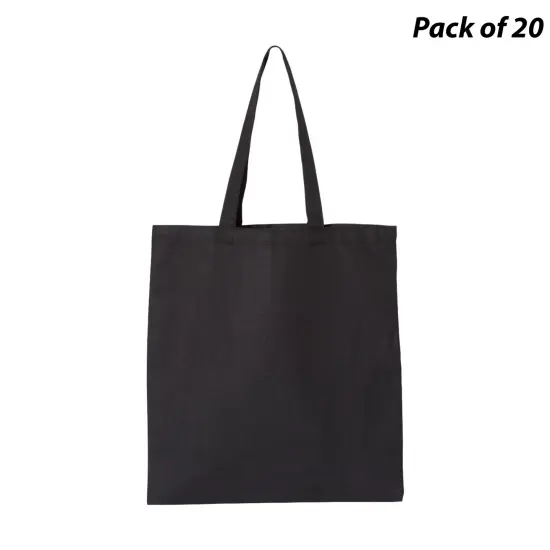 OAD&reg; - Tote Bag - OAD113 | Made of 12 oz./lyd, cotton canvas Bag Black {1}