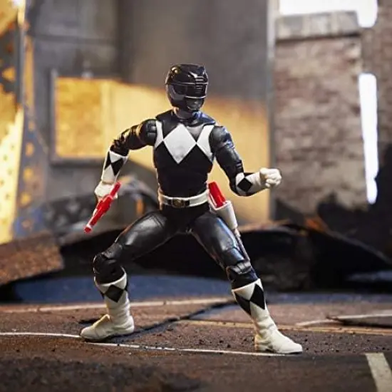 Power Rangers Lightning Collection 6 Inch Figure | Mighty Morphin Black Ranger {5}