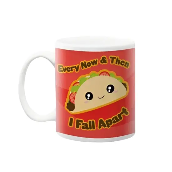 Kawaii Foods Taco 11 Ounce Ceramic Mug {1}