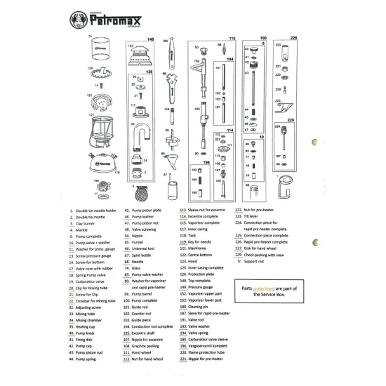 Petromax HK500 Pressure Lamp Nozzle, Replacement Part for Outdoor Non-Electric Lantern, Brass {5}