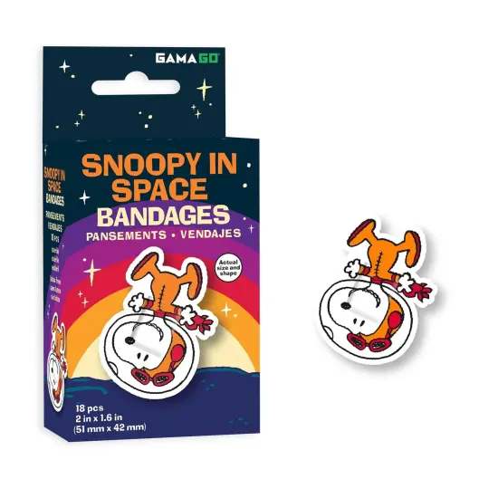 Peanuts Snoopy In Space Adhesive Bandages | 18 Count {1}