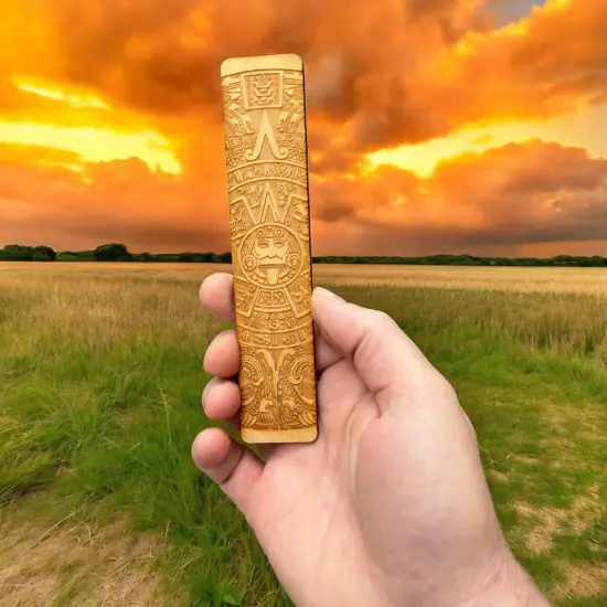 Bookmark - Aztec Calendar {5}