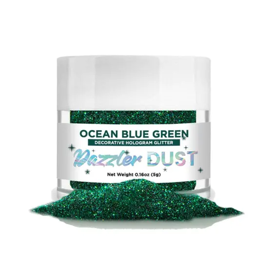 Ocean Blue-Green Dazzler Dust&reg; 5 Gram Jar {5}