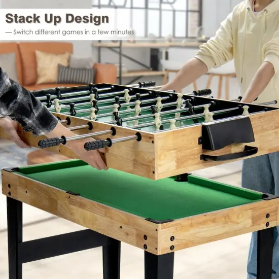 10-in-1 Multi Combo Game Table Set for Home {5}