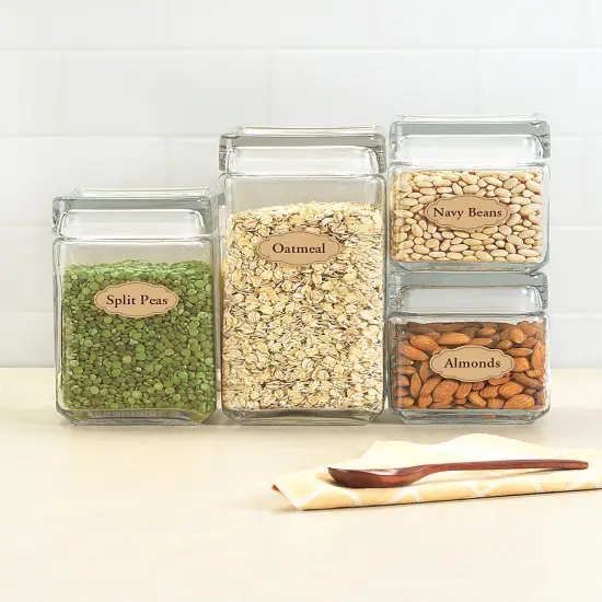 Avery Multi-Use Labels, Kraft Brown Oval Scroll, 24 Labels Per Pack, 3 Packs, 72 Total (40151) {2}