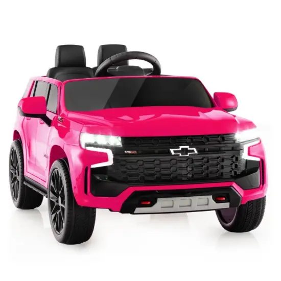 Electric Kids Ride-On Car with Remote Control and Music Player Black {7}