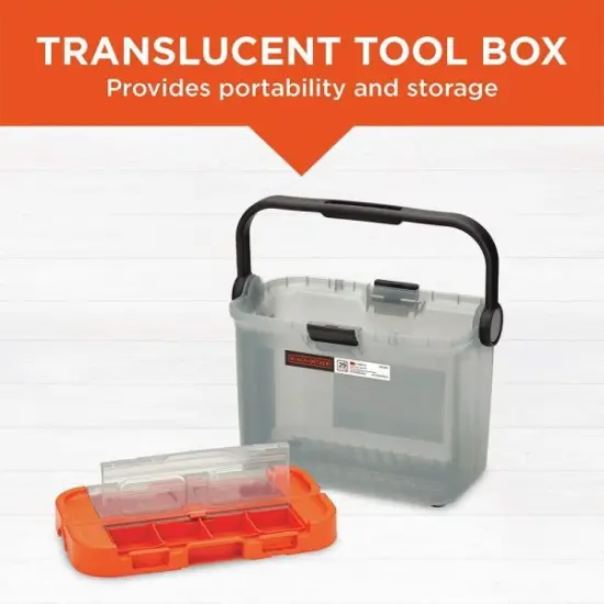 BLACK+DECKER 20V MAX* Cordless Drill With 28-Piece Home Project Kit (BCKSB29C1) {5}