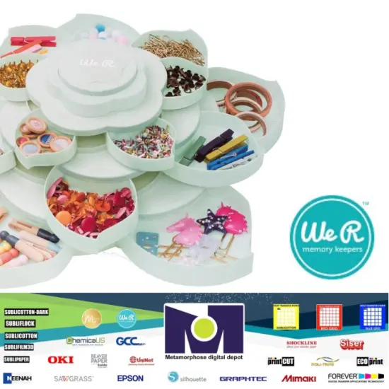 STORAGE - We R emory Keepers - BLOOM Embellishment Storage MINT 660491 by American Crafts {1}