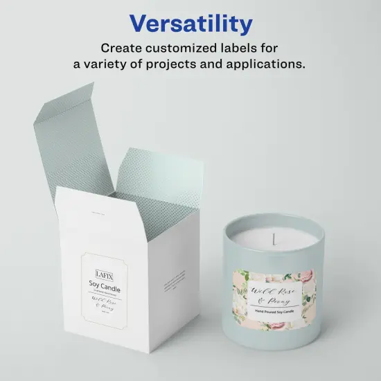 Avery White Scalloped Rectangle Labels, 2" x 3" {2}