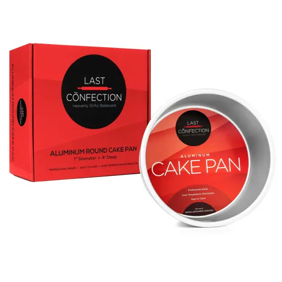 Last Confection Aluminum Round Cake Pans - Professional Bakeware {6}