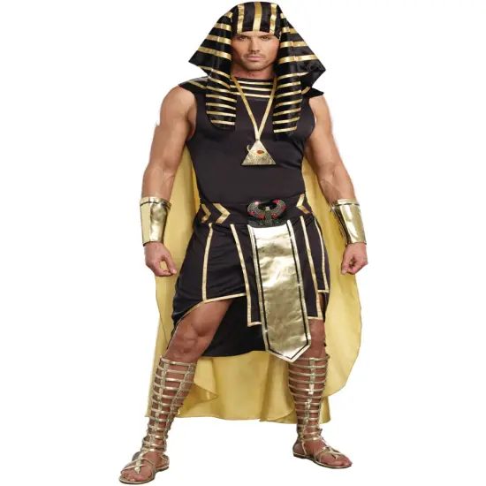 Adult's Mens Egyptian Pharaoh King Of Egypt Amenhotep Costume {1}