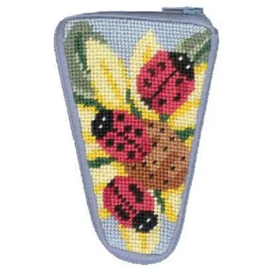 Scissor Case - Ladybug - Needlepoint Kit Multicolor {1}