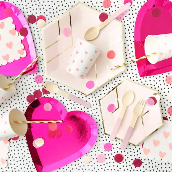 Paper Plates - Large - Blush & Gold {3}