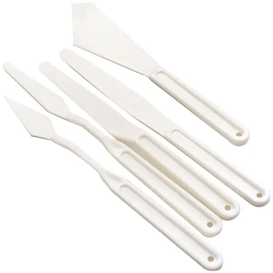 American Crafts Art Supply Basics Plastic Paint Knife-5/Pkg {3}