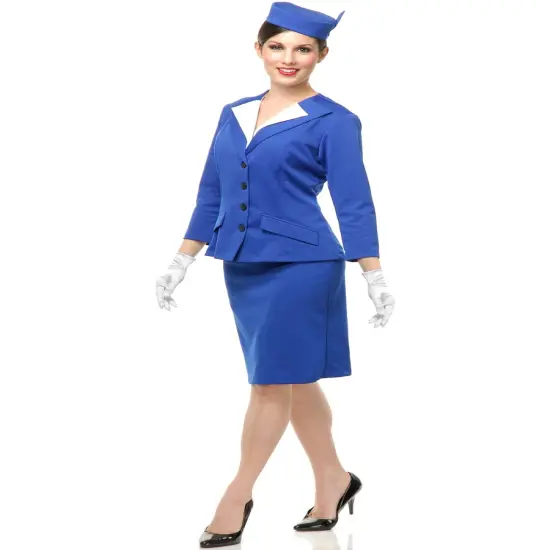 Adult Women's50s Pan Am PattyStewardess Costume {1}