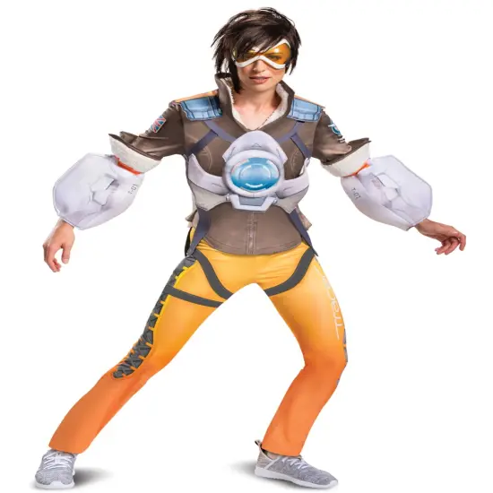 Overwatch Tracer Deluxe Women's Costume {1}