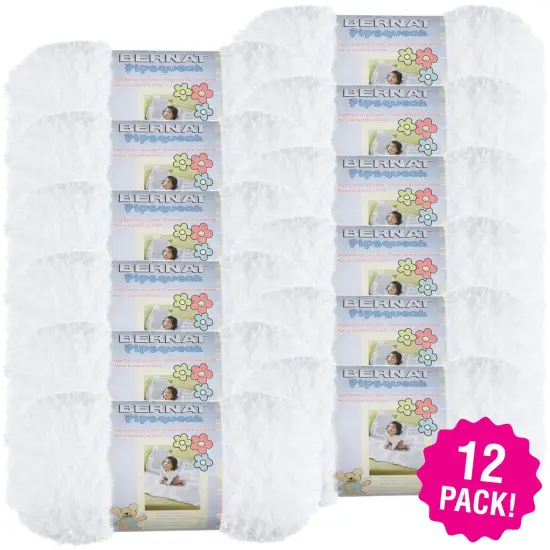 Multipack of 12 - Bernat Pipsqueak Yarn-Whitey White {1}