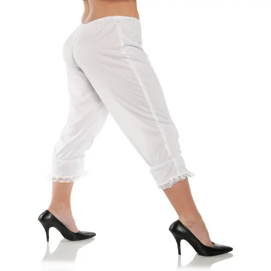 Women's White Bloomers Costume Pants {1}
