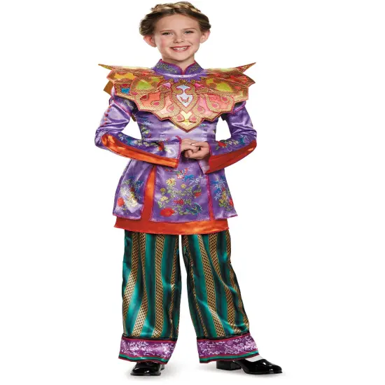 Girls Deluxe Alice Through The Looking Glass Asian Outfit Costume {1}