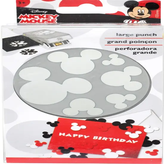 EK Success Disney Confetti Punch-Mickey Ears {1}