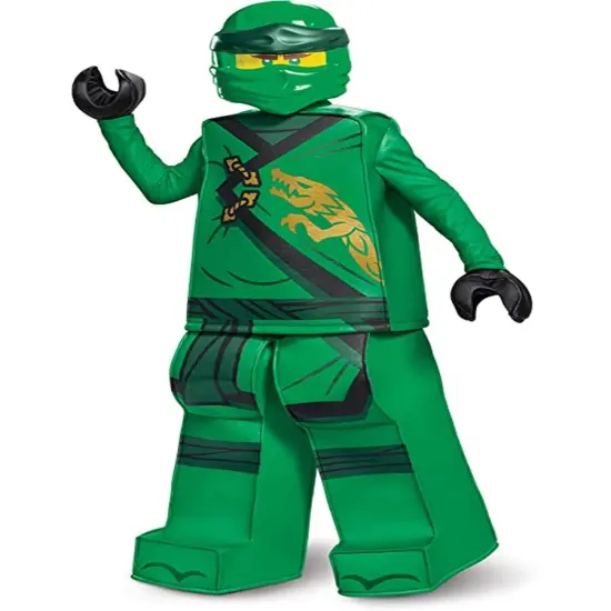 Child's Boys Prestige LEGO&reg; Ninjago Movie Green Ninja Lloyd Costume {1}