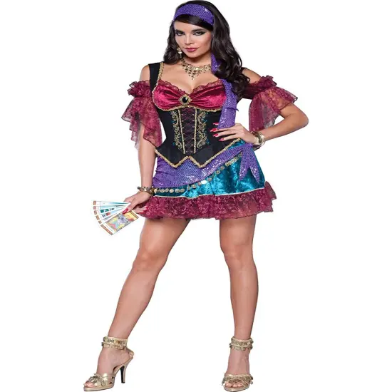 Flirty Fortune Teller Gypsy Women's Costume {1}
