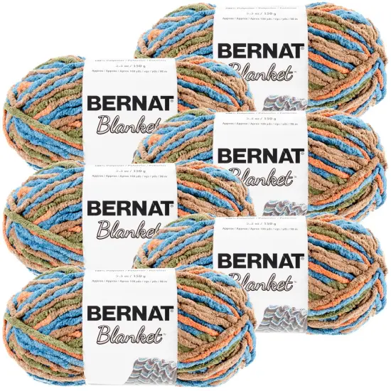 Multipack of 6 - Bernat Blanket Yarn-Cozy Cabin {1}