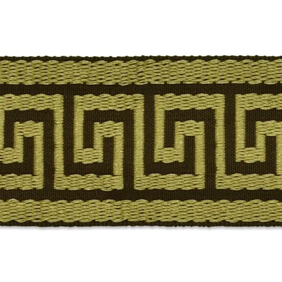 5 Yards of Alexander 1 3/4" Greek Key Woven Trim | 5 yard cut Brown {1}