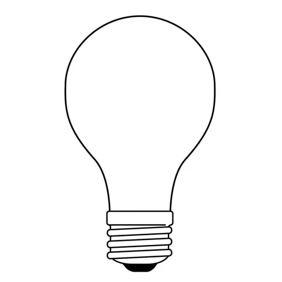 2Pk - Sunlite 25w A19 120v Medium Base Ceramic Yellow Colored Light Bulb {3}