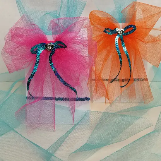 Premium Zig Zag Printed Tulle Spool of 6" X 10 Yards Lime {3}