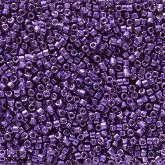 Miyuki Delica Bead 11/0, DB2510, Duracoat Galvanized Lilac Night {1}