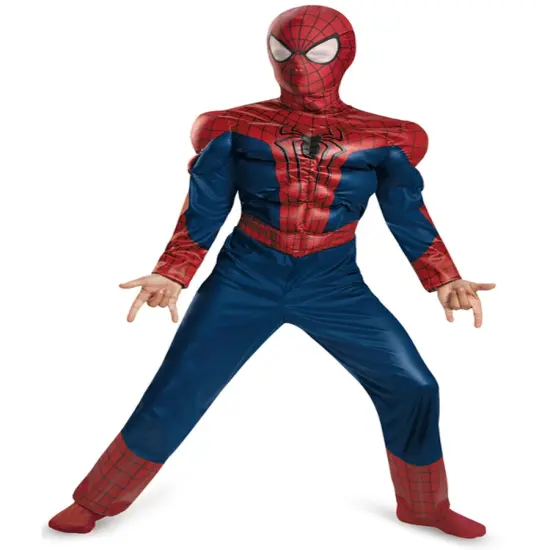 Childs The Amazing Spider-Man Spiderman 2 Marvel Classic Muscle Chest Costume {1}