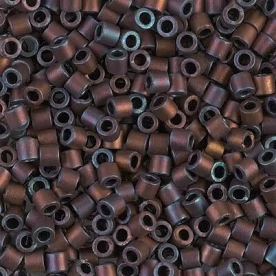 Miyuki Delica Bead 8/0, DBL0323, Matte Metallic Copper Rainbow Iris {1}