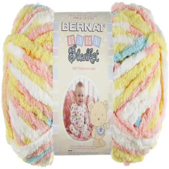 Multipack of 12 - Bernat Baby Blanket Yarn-Pitter Patter {3}