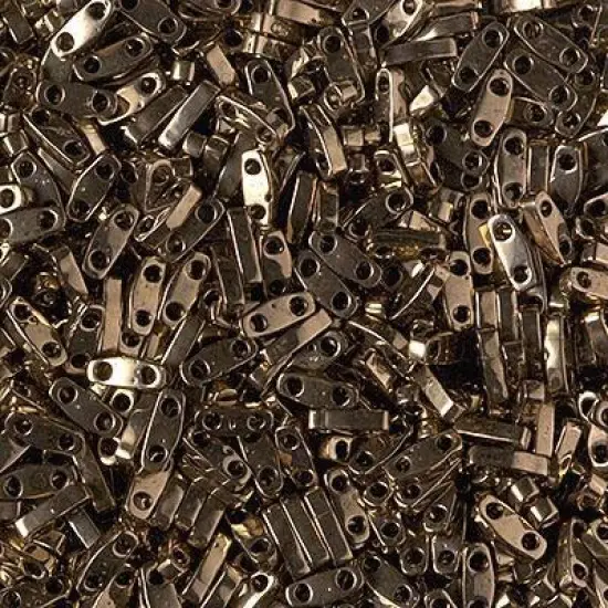 Miyuki Quarter Tila Bead, QTL-0457, Metallic Dark Bronze {1}
