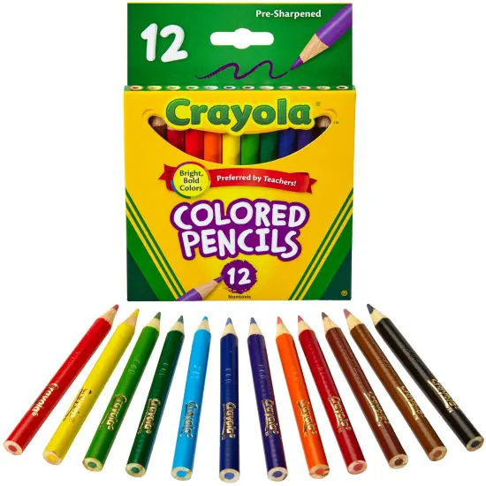 Multipack of 12 - Crayola Colored Pencils-12/Pkg Short {3}