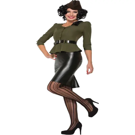 Wartime WWII Missile Millie Women's Costume {1}