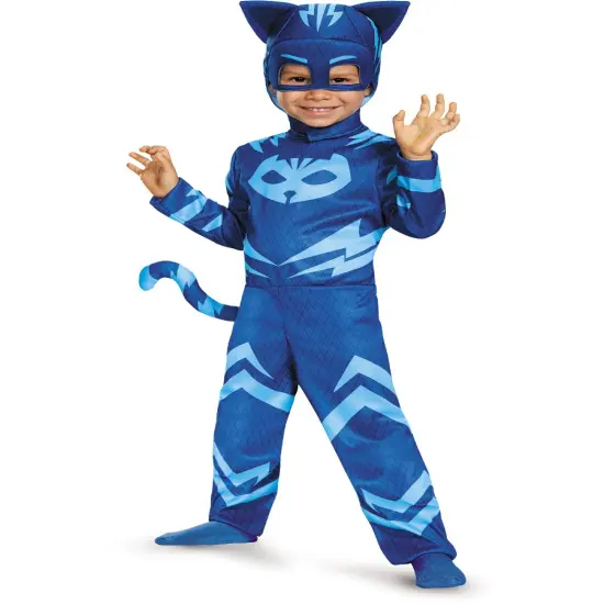 Child's Boys Classic Catboy PJ Masks Superhero Costume {1}