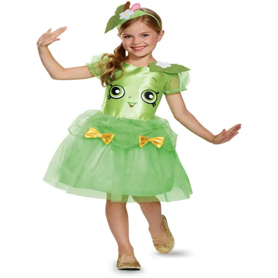 Child's Girls Shopkins Apple Blossom Fruit Character Dress Costume {1}