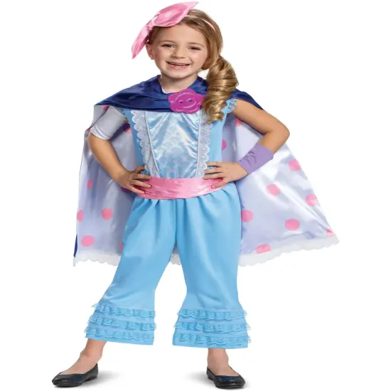 Girls Disney Toy Story 4 Bo Peep Survivor Look Deluxe Costume {1}