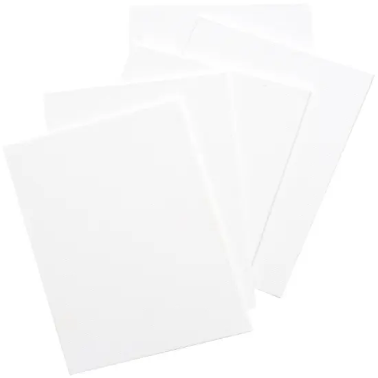 American Crafts Art Supply Basics Panel Back Canvas 5/Pkg-5"X7" {3}