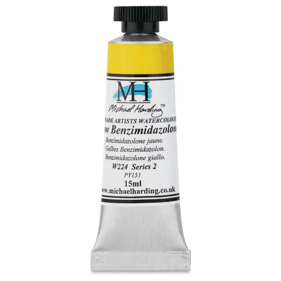 Michael Harding Artists Watercolor - Yellow Benzimidazolone, 15 ml {1}