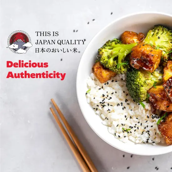 IRIS USA Japanese Rice, Instant White Microwave Rice 80 seconds {3}