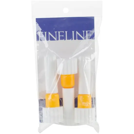 Fineline 20 Gauge Applicator Tip 3/Pkg-18/410 Yellow Band {1}
