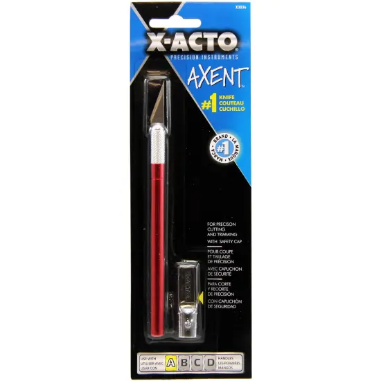 X-ACTO(R) AXENT #1 Craft Knife W/Cap-Red {1}