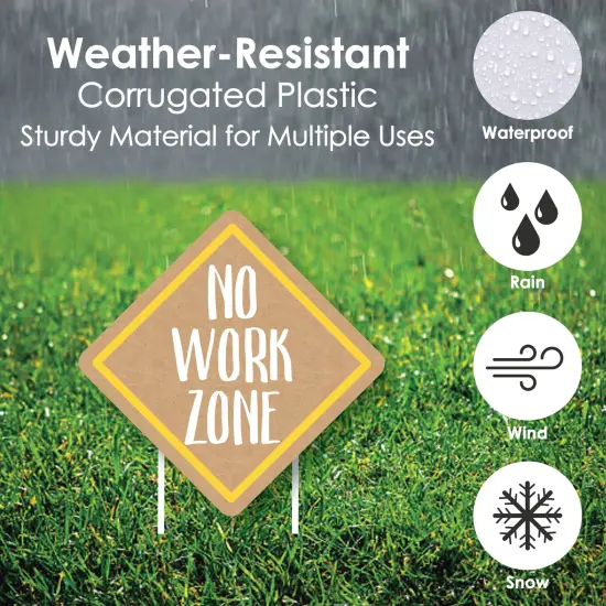 Big Dot of Happiness Honk, I'm Retired - Yard Sign and Outdoor Lawn Decorations - Retirement Party Yard Signs - Set of 8 {4}